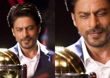 Internet goes wild after seeing a picture of Shahrukh Khan holding the ODI World Cup trophy 7 Internet goes wild after seeing a picture of Shahrukh Khan holding the ODI World Cup trophy