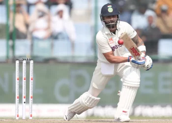 Virat Kohli surpasses Virender Sehwag to become India's fifth-highest run-scorer in Test cricket during the WI vs. IND match. 2 Virat Kohli