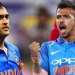 Yuzvendra Chahal discusses his relationship with MS Dhoni in his opening statement, "Unke saamne meri bolti bandh ho jaati hai." 7 Yuzvendra Chahal discusses his relationship with MS Dhoni in his opening statement, "Unke saamne meri bolti bandh ho jaati hai."