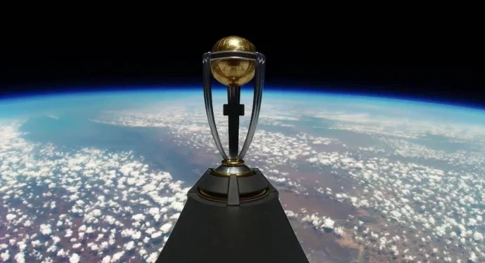 Famous locations in New Zealand and Australia are visited by the ICC Men's Cricket World Cup 2023 trophy as part of a worldwide tour.