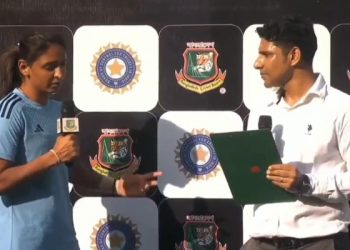 When a broadcaster greets Harmanpreet Kaur, the India captain gives a scathing response, according to Jemimah Rodrigues' viral video. 5 When a broadcaster greets Harmanpreet Kaur, the India captain gives a scathing response, according to Jemimah Rodrigues' viral video.