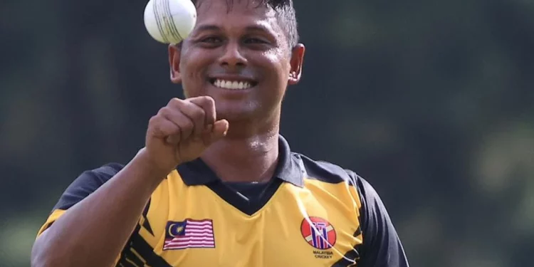 Malaysia's Syazrul Idrus becomes the first player in T20Is to record seven wickets. 1 Malaysia's Syazrul Idrus becomes the first player in T20Is to record seven wickets.