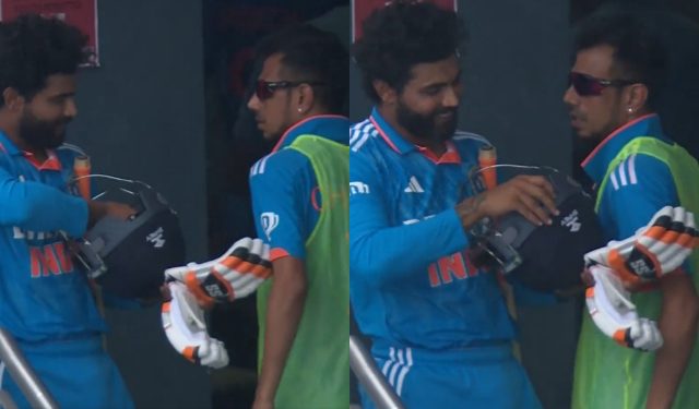 Ravindra Jadeja's response to Yuzvendra Chahal's death glare during the second ODI was very unexpected.