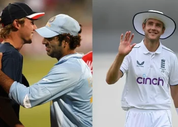 Yuvraj Singh wishes England pacer Stuart Broad luck as he announces his retirement from cricket, saying, "Take a bow Stuart Broad."