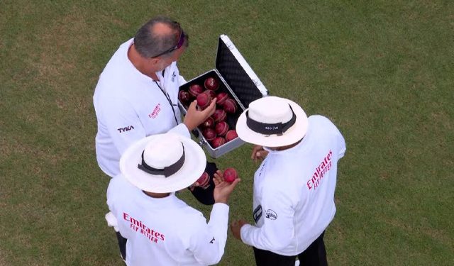 Following the Ashes ball-change debacle at The Oval, Dukes ball manufacturer will conduct an independent investigation. 1 Following the Ashes ball-change debacle at The Oval, Dukes ball manufacturer will conduct an independent investigation.