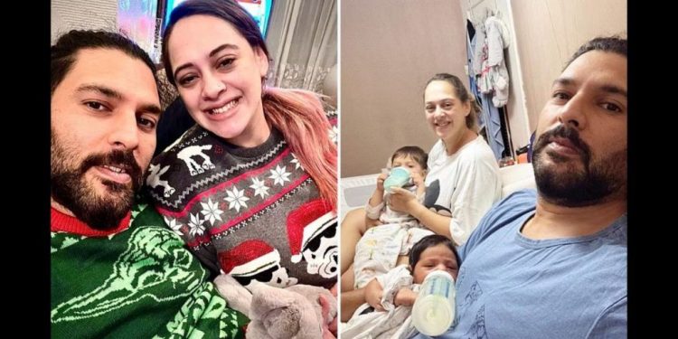 Sleepless nights are now much more enjoyable: Hazel Keech and Yuvraj Singh welcome a baby girl.