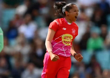 Shabnim Ismail is the second bowler in The Hundred Women 2023 history to record a hat trick.