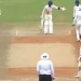 Baba Aparajith becomes enraged with the umpire following a contentious LBW decision in a club game. 6 Baba Aparajith becomes enraged with the umpire following a contentious LBW decision in a club game.