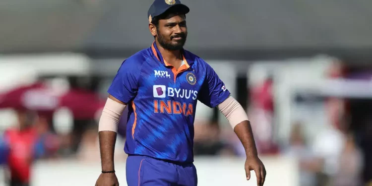 Sanju Samson is a guest of honor during the Dublin premiere of the Rajinikanth-starring film Jailer.