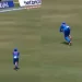 In the first T20I between WI and IND, rookie Tilak Varma dismisses Johnson Charles with a screamer.