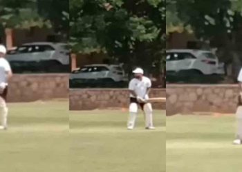 Video of Rishabh Pant starting batting practice goes viral.