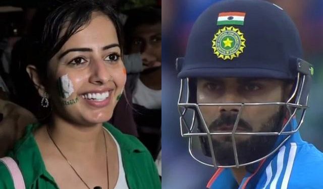"I'm supporting Pakistan also, but I love Kohli," a Pakistan fangirl says in a video that has gone viral, choosing Virat Kohli over Babar Azam. 1 Pakistan