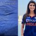 Virat Kohli's autographed shirt is worn by Afghan social media star Wazhma Ayoubi to promote India before the Asia Cup Final. 6 Virat Kohli's autographed shirt is worn by Afghan social media star Wazhma Ayoubi to promote India before the Asia Cup Final.