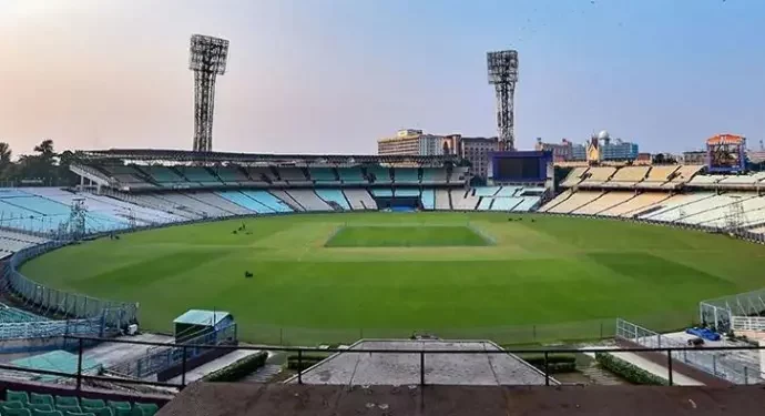 With a fresh design, Eden Gardens is ready for the ODI Cricket World Cup in 2023, and a video of it has gone viral. 1 With a fresh design, Eden Gardens is ready for the ODI Cricket World Cup in 2023, and a video of it has gone viral.