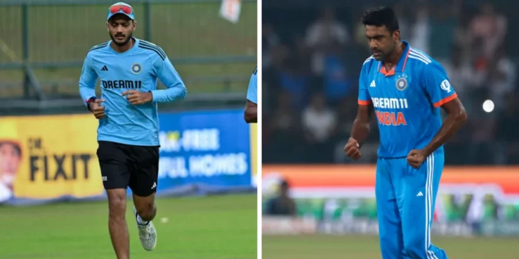 Axar Patel, who is injured, is replaced by Ravichandran Ashwin in India's World Cup 2023 roster. 1 Axar Patel, who is injured, is replaced by Ravichandran Ashwin in India's World Cup 2023 roster.