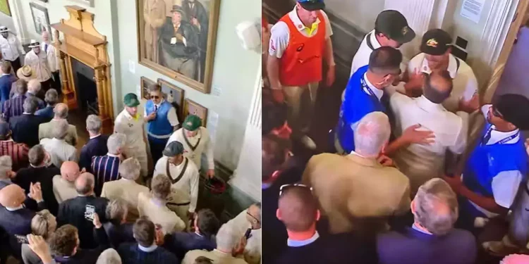 MCC dismisses player engaged in confrontation with Australian players in Lord's Long Room 1 MCC dismisses player engaged in confrontation with Australian players in Lord's Long Room