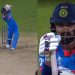 World Cup 2023: KL Rahul stuns Pat Cummins with a mind-blowing six against him. 7 World Cup 2023: KL Rahul stuns Pat Cummins with a mind-blowing six against him.