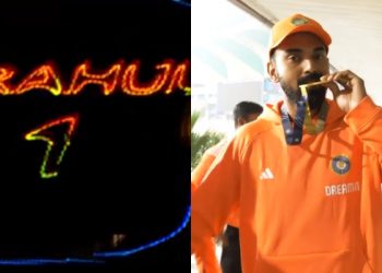 In yet another distinctive fashion, KL Rahul was named the best fielder of the match during the ODI World Cup 2023 against England. 7 In yet another distinctive fashion, KL Rahul was named the best fielder of the match during the ODI World Cup 2023 against England.