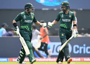 Why did the DRS system malfunction at Chinnaswamy Stadium for two overs during the match between Pakistan and Australia?