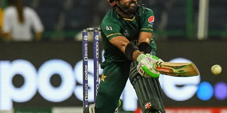 Shot of the Day: Mohammad Rizwan fights through cramps to hit a huge six over long off in the 2023 ODI World Cup match between Pakistan and Sri Lanka 1 Shot of the Day: Mohammad Rizwan fights through cramps to hit a huge six over long off in the 2023 ODI World Cup match between Pakistan and Sri Lanka