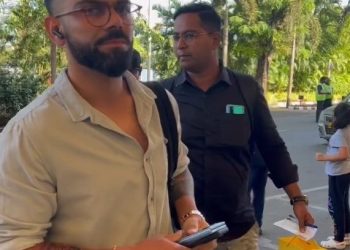 Virat Kohli travels to the Dharamshala Chinmaya Tapovan Ashram.
