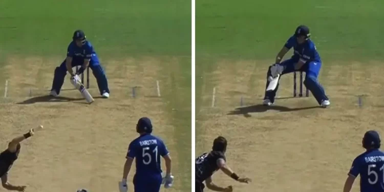 ENG vs NZ 1st ODI World Cup 2023 Match: Watch Joe Root's Reverse-Scoop Masterpiece, Today's Shot of the Day 1 ENG vs NZ 1st ODI World Cup 2023 Match: Watch Joe Root's Reverse-Scoop Masterpiece, Today's Shot of the Day