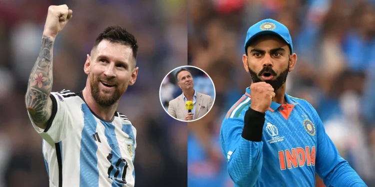 "It's written in the stars," Michael Vaughan says, drawing a sharp parallel between Lionel Messi and Virat Kohli.