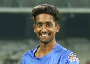 In the national anthem of their Asian Games quarterfinal matchup versus Nepal, Ravisrinivasan Sai Kishore was seen crying.