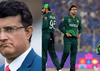 After Pakistan's defeat to India, Sourav Ganguly criticizes their batting, saying, "This team can't handle the pressure."
