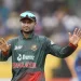 Why is Shakib Al Hasan not participating in game 17 of the ICC World Cup 2023 vs India?