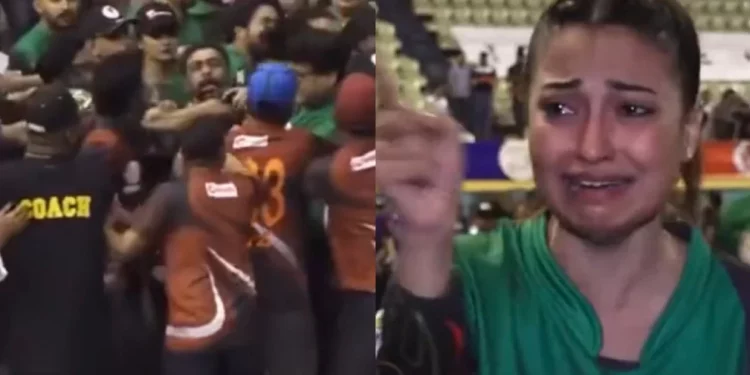 Six people are hospitalized as a large fight breaks out during Bangladesh's Celebrity Cricket League. 1 Six people are hospitalized as a large fight breaks out during Bangladesh's Celebrity Cricket League.