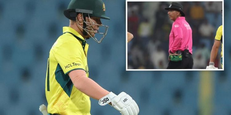 Umpire statistics should be displayed on a large screen, according to David Warner.