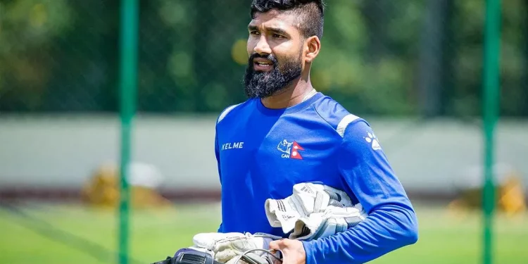 Nepal Police promote Dipendra Singh Airee, a budding cricket star in Nepal. 1 Nepal Police promote Dipendra Singh Airee, a budding cricket star in Nepal.