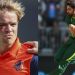 World Cup 2023: Haris Rauf receives a wink from Bas de Leede after being launched for a six 7 Haris Rauf