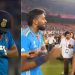 ODI World Cup 2023: Rohit Sharma tells the umpire during India vs. Pakistan, Match 12 the origin of the infamous bicep-flexing motion. 6 ODI World Cup 2023: Rohit Sharma tells the umpire during India vs. Pakistan, Match 12 the origin of the infamous bicep-flexing motion.