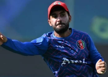 Hashmatullah Shahidi discovers an error in India's fielding during the CWC 2023, causing the umpire to call a no ball.