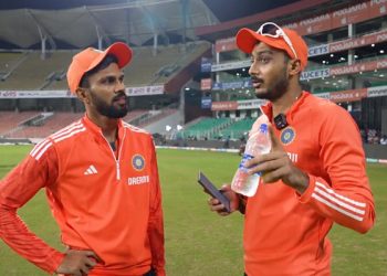 Ruturaj Gaikwad accepts Axar Patel's special challenge to deliver the match report in 60 seconds for IND vs. AUS. 10 Ruturaj Gaikwad accepts Axar Patel's special challenge to deliver the match report in 60 seconds for IND vs. AUS.