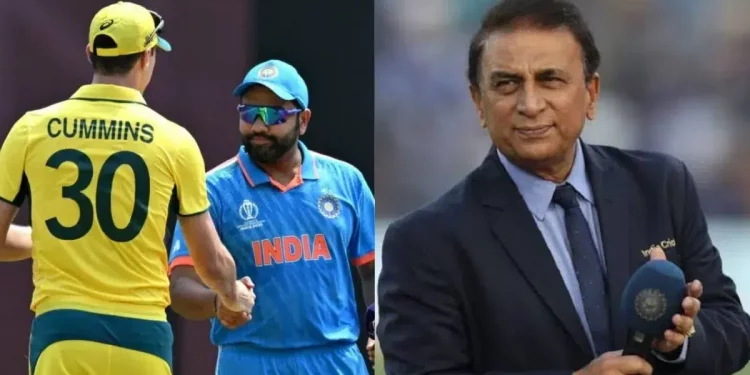 Sunil Gavaskar urges India to "just play your game" as they lead Australia to a massive score in the World Cup final. 1 Sunil Gavaskar urges India to "just play your game" as they lead Australia to a massive score in the World Cup final.