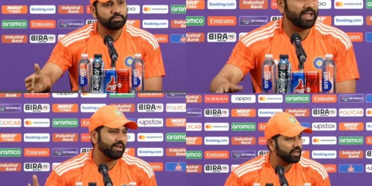 A phone rings during a press conference, annoys Rohit Sharma, who tells them to "switch it off." 1 Rohit Sharma