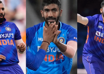 ODI World Cup 2023: At Wankhede, Bumrah, Siraj, and Shami trample Sri Lanka to leave them at 14/6. 8 ODI World Cup 2023: At Wankhede, Bumrah, Siraj, and Shami trample Sri Lanka to leave them at 14/6.