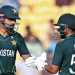 Saud Shakeel is dubbed "Chota Don" by Babar Azam during a training session. 7 Saud Shakeel