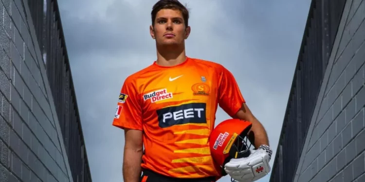 BBL 2023–24: Aaron Hardie is named the Perth Scorchers' temporary captain. 1 BBL 2023–24: Aaron Hardie is named the Perth Scorchers' temporary captain.