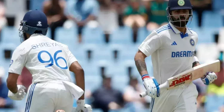 Virat Kohli batting advise to Shreyas Iyer, "Ball dekhte rehna hath mein uske," has gone viral.