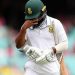 Elgar leads as Bavuma is ruled out of the Cape Town Test due to hamstring soreness.