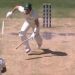 AUS against PAK: On Day 4, Pat Cummins steals five runs from Pakistan thanks to their sluggish fielding. 6 Earlier in the day, Australia skipper Pat Cummins created an unusual sight on the field when he drove the ball over covers and scored