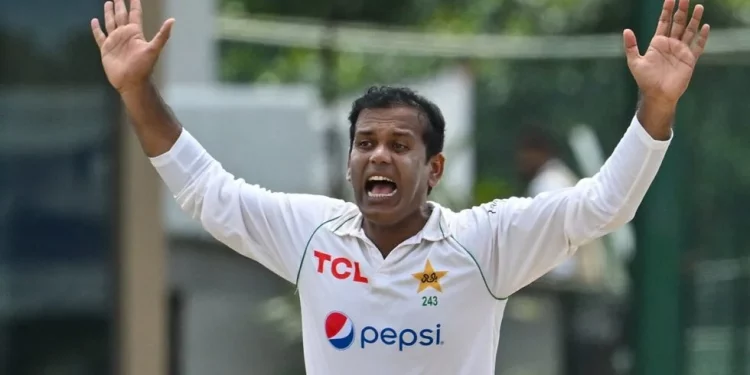 Acute appendicitis prevents Noman Ali from participating in the Australia Tests.