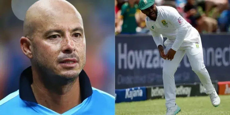 Herschelle Gibbs accuses wounded Temba Bavuma of being "unfit and overweight," lashing out at him.