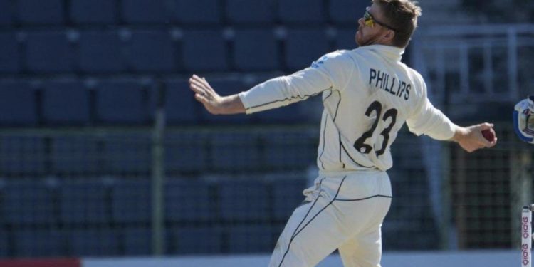 When playing a Test match against Bangladesh, Glenn Phillips was spotted spreading saliva on the ball. 1 Glenn Phillips