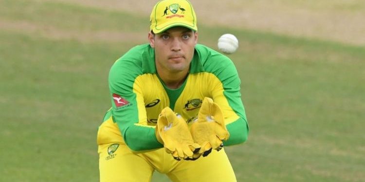 In spite of the World Cup pendulum going the wrong way, Alex Carey sees the bright side. 1 Alex Carey