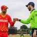 Sikandar Raza will miss two games due to his on-field altercation with Campher and Little, while ZIM will receive a fine. 6 Sikandar Raza will miss two games due to his on-field altercation with Campher and Little, while ZIM will receive a fine.